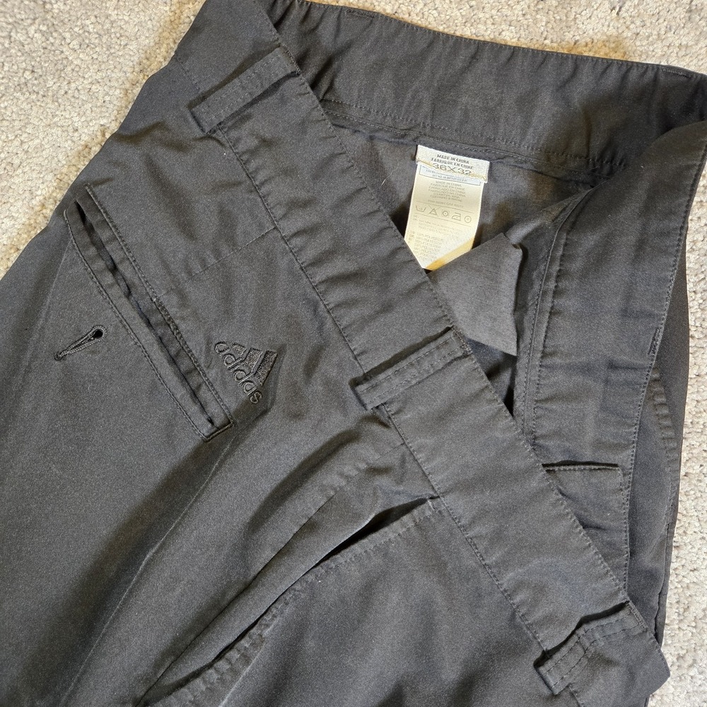 Adidas Golf Pants Men's Size 36x28 Black Chino